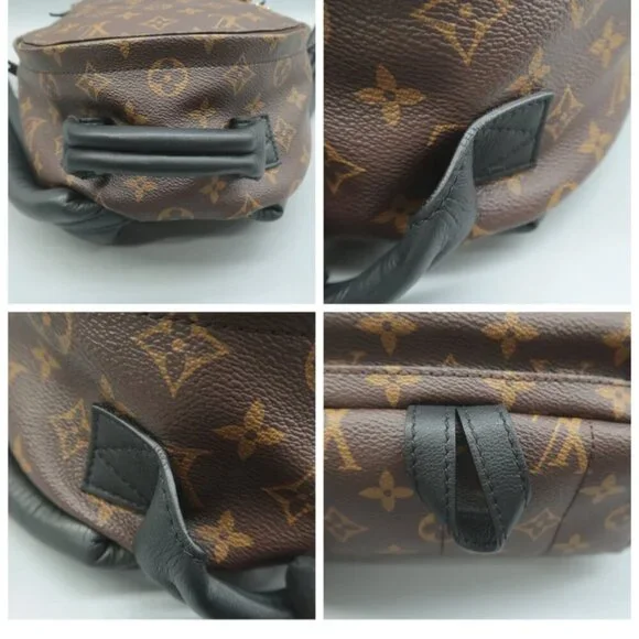 100% Authentic Louis Vuitton Palm Springs Brown Monogram Canvas Backpack - Picture 8 of 12